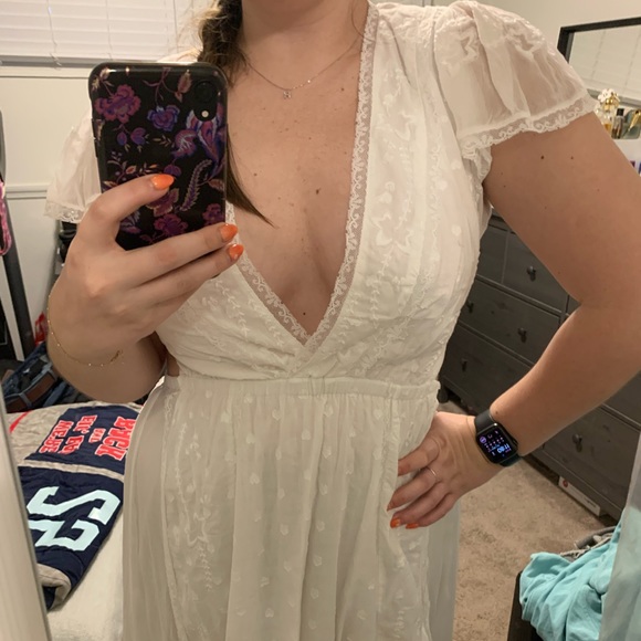 Love Shack Fancy Vania Maxi Dress White - Picture 2 of 11